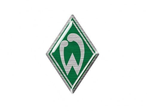 Werder Bremen Sticker/Aufkleber Raute 3 D