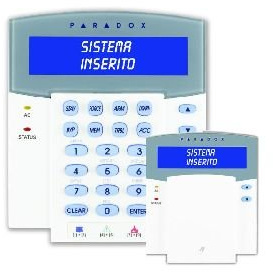 PARADOX K641TIT+ Tastiera con visualizzatore alfanumerico LCD e interruttore antimanomissione