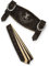 Hosenträger Klassik - Echtleder H-Träger Lederhosen Hosesnträger div. Farben (54/56, Dunkelbraun)