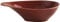 KAHLA 1T2960A93020W Homestyle Schale mit Griff 0,40 l siena red mediterranes Geschirr aus Porzellan mit Steingut- und Keramiklook Suppenschale Salatschale oval 400 ml rot