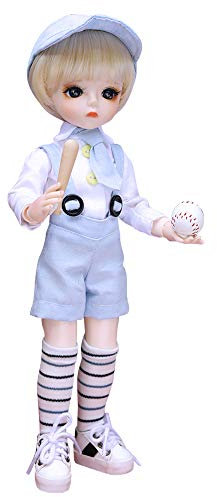 UCanaan BJD Puppe,1/6 SD Puppen 12 Inch 19 Ball Gelenkpuppe DIY Spielzeuge mit Full Set Kleidung Schuhe Perücke Kosmetik, Mädchen-Nanxuan