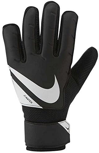 Nike Kinder Jr. Goalkeeper Match Torwarthandschuhe, Black/White, 8