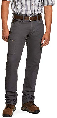 ARIAT Men’s Rebar M4 Low Rise DuraStretch Made Tough Stackable Straight Leg Pant