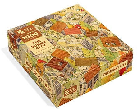 Jigsaw Puzzle 1000 Pieces for Adult Kids, Amalfi Coast Landscape Jigsaw Puzzle Intellective Educational Toy (27''x 21''),Fun and Challenging Game (S)