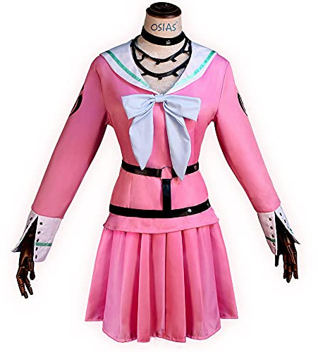 OSIAS Miu Iruma Outfit Anime Cosplay Kostüm Japanischer Campus Stil (M)