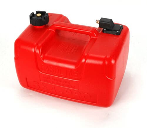 DiLiBee Tragbarer Bootstank 12L 3,2 Gallonen, Außenbord Bootsmotor Gastank Externer Kraftstofftank