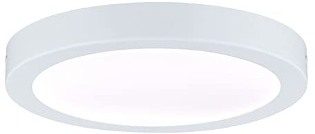Paulmann 71021 LED Panel Abia 300mm rund Tageslichtweiß Weiß Lichtpanel Kunststoff Deckenpanel 4000 K