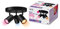 WiZ Imageo 3er-Spot Tunable White & Color, rund, dimmbar, 16 Mio. Farben, smarte Steuerung per App/Stimme über WLAN, schwarz