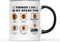in My Spare Time Anime Mug - Japanese Cosplay Manga Inspired Merch Merchandise Gifts Present Idea Birthday Christmas Men Women Boys Girls Ceramic Coffee Tea Cup (Black Handle Prime)