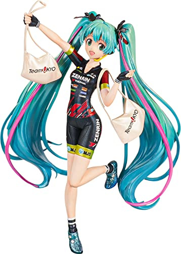 Banpresto - Actionfigur Racing Miku 2019, Team Ukyo Cheering, 17 cm, BP19512, Mehrfarbig