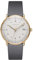 JUNGHANS max Bill Damenuhr mit Saphirglas Grau/Goldfarben 47/7854.02