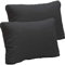 NYVI Loungekissen SmartLounge 2X Rückenkissen 80x40 cm Anthrazit - Wasserabweisende Auflagen für Indoor und Outdoor - Rückenlehne für Rattanmöbel und Gartenmöbel