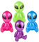 Vier (4) Galaktische Alien-Aufblasen (45,7 cm) Multi