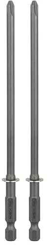 Bosch Professional Bit Extra-Hart für Phillips-Kreuzschlitzschrauben (PH2, Länge: 145 mm, 1 Stück), 2608522068 (Packung mit 2)