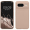 kwmobile Handyhülle für Google Pixel 8 Hülle, für Pixel 8 Case - Hülle Silikon - kabelloses Laden - Altrosa matt