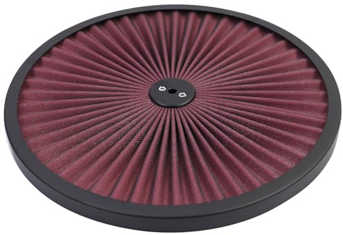 14 Zoll Luftfilter Abdeckung Super Stream Schwarz Rot für Chevrolet Ford US Car