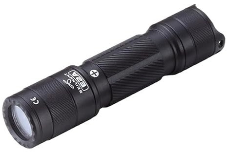SKILHUNT E2A (High CRI Version, 4000K, Ra95) Pocket EDC Mini LED Flashlight/Torch, LUMINUS SST20 LED 400 Lumens Reflected Colors Truly and Naturally, 14500 or AA (Black, Excluded Battery)