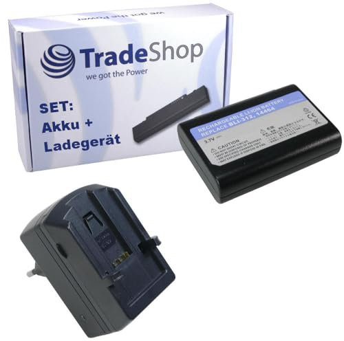 Angebot IM Set: Hochleistungs Kamera Li-Ion Akku + Akku Ladegerät kompatibel mit Leica BM8, M8, M8.2, M9, M9P, ME, 14464, BLI-312