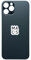 Generisch Rückglas Rückabdeckung Ersatz-Glas für iPhone 12 Pro Max (Pazifikblau)