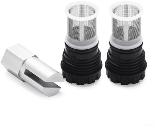 CWOQOCW Filtro anticalcare per scaldabagni senza serbatoio, montaggio schermo di ingresso dello scaldabagno senza serbatoio per i modelli 2PCS