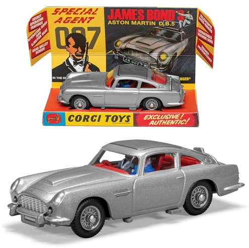Corgi RT26101S James Bond Aston Martin DB5, silbernes Druckgussmodell, Silver