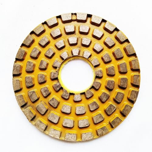4 Zoll 100 mm Betonboden-Schleifscheibe Sintermetallbindung Polierpad Trocken-Nass-Polieren for Beton-Schleifscheibe(1pcs Grit 200)