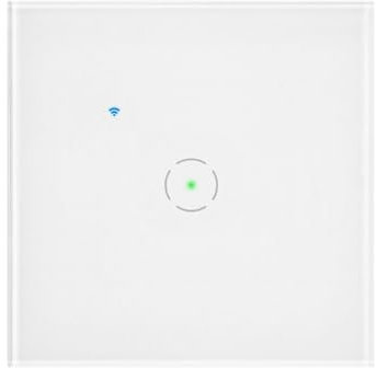 Miratic Interruptor Inteligente Tuya Smart Home Interruptor Wifi para Pared - Interruptor Luz Pared Compatible con Alexa y Google Assistant Control Remoto (Blanco)