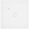 Miratic Interruttore Smart Da Incasso Compatibile con App Tuya Smart Pulsante Wifi Interruttore Senza Fili Interruttore Murale Pannello di Vetro Retroilluminato (bianco)