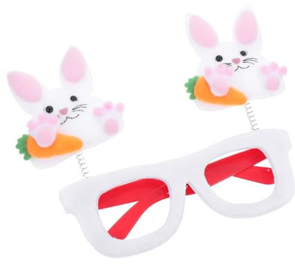 Warmhm Ostergläser -falt-Fans Weihnachtsrequisiten Küken Brille Lustige Spielzeuge Kinderbrille Cartoon-Requisiten Osterei-gläser Hasenbrille Partyzubehör Brille Gefühlt