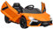 AIYAPLAY Kinder Elektroauto 12V Kinderauto mit 2,4G Fernbedienung, Elektrofahrzeug mit LED Leuchte, USB/MP3-Anschluss, Flügeltür, gefederte Räder, 3-5 km/h, für Kinder 3-5 Jahre, Orange