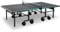 JOOLA Tischtennisplatte Nova 500A – Premium Outdoor Tischtennisplatte wetterfest klappbar mit Netzsystem & Rollen