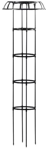 Rose Bush Trellis-Robust Steel Garden Plant Support, Decorative Umbrella-Style Wine Stand | Climbing Frame for Outdoor Lematis, Jasmine, Ivy, Bougainvillea, Morning Glory