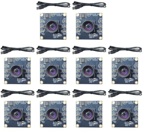 Koolenry 10PCS 100 Degree Camera Module OV9732 1MP 1280x720 USB Free Driver Manual Focus with0.6 Meter Cable forWinXP/7/8/10