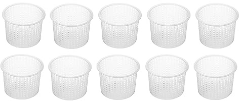 AlcoFermBrew 10 x Käseform 6x4.7cm - 150g – Käseformen | Korb | Käseherstellung | Lab