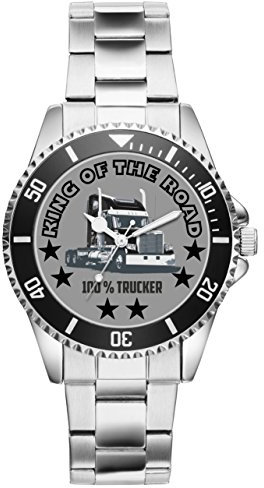 KIESENBERG Geschenk für LKW Fern Fahrer Trucker Uhr 6124