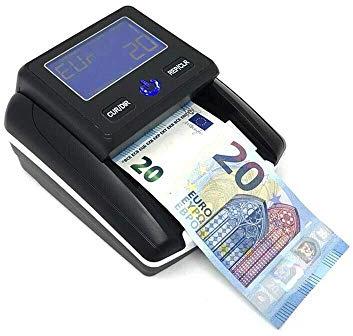 AntDau71® - Aktualisierbarer Falschgeld-Detektor über USB Prüfen Sie Euro-Banknoten mit wiederaufladbarem Akku und Banknotenzähler - CW543