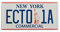Super6props Ghostbusters 2 ECTO-1A New York Replica Prop Nummernschild (300 mm x 150 mm)