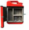 mikamax Jerrycan Gin Bar 20L Mobile Bar Kanister 20L Rot Mit 2 Gin Gläsern enthalten 34 x 13,5 x 46,5 cm Alkoholische Geschenke 04538RD Schwarz