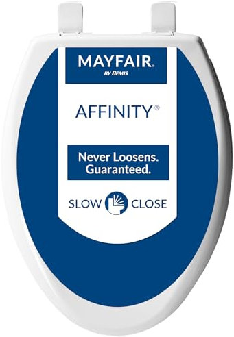 Mayfair 1887SLOW 000 Toilettensitz mit Absenkautomatik, weiß, 1 Packung, länglich