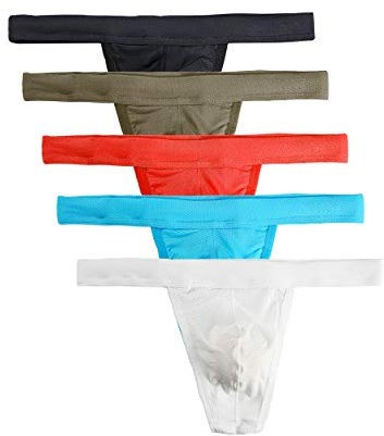 Summer Code Homme Sexy String Ficelle Lot DE 2/5, Lot de 5 Mixte 2, S