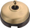 FONTINI - DIMBLER - Interrupteur Va & Vient Porcelaine Noire Coque Dorée Satinée Réf. 60308743