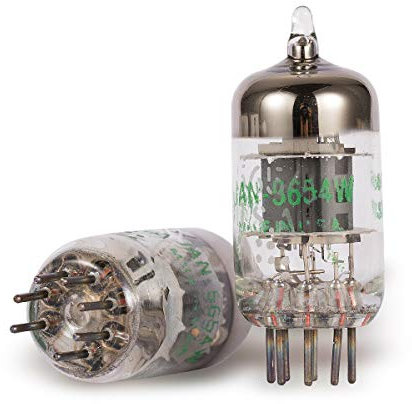 JAN 5654w Röhren - 2Pcs 7-Pin GE JAN 5654W Valve Tubes Vakuumröhren Upgrade für 6AK5 / 6J1 / 6J1P / EF95 Ventil