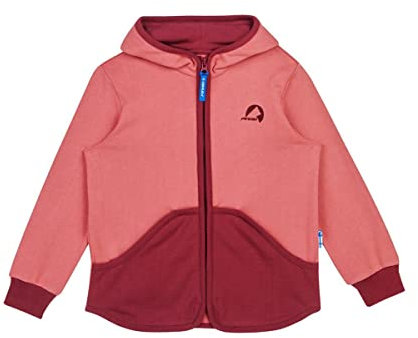 Finkid Jaakko Colorblock-Pink-Rot, Kinder Anoraks, Größe 120-130 - Farbe Rose - Beet Red