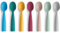 Vicloon Cucharas de Silicona,7pcs Cuchara de Autoalimentación,Cuchara de Alimentación de Pie para Niños,Juego de Cucharas para Adultos Bebés y Niños