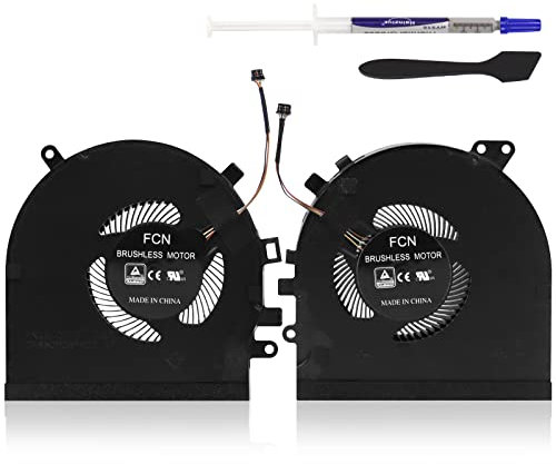 ARLBA CPU+GPU Cooling Fan New Replacement for Razer Spirit Blade 15 GTX1060 RZ09-027 RZ09-0270 RZ09-0300 RZ09-0328 RZ09-0369 RZ09-0369A/B RZ09-03009E97 RZ09-03287E72-R3U1 DFS501105PR0T DFS5K121142621