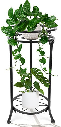 Support pour petites plantes et fleurs, intérieur et extérieur, métal
