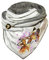 Hiseng Damen Schals Groß Dreieck Winter Dreieckstuch Warmer Lieblingsschal Scarf Fransen Knopf Karoschal Poncho Soft Wrap Lange Stola Fransen Poncho (148x70cm, Malt Fuchs)
