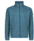 CMP Giacca in Pile Knit-Tech da Uomo, Deep Lake-Bianco, 58