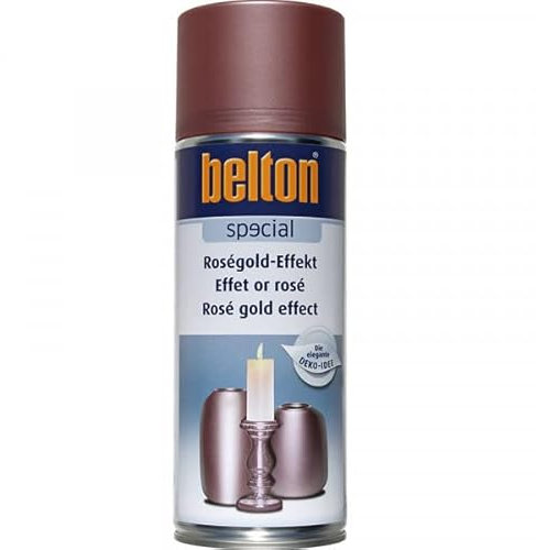 Belton Special Rose Gold Effect Spray Paint - Weather Resistant - 400ml Can
