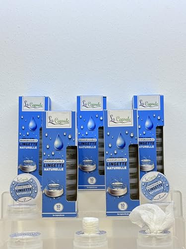 LINGETTE NETTOYANTE MAIN ET VISAGE 5 PACK DE 10
